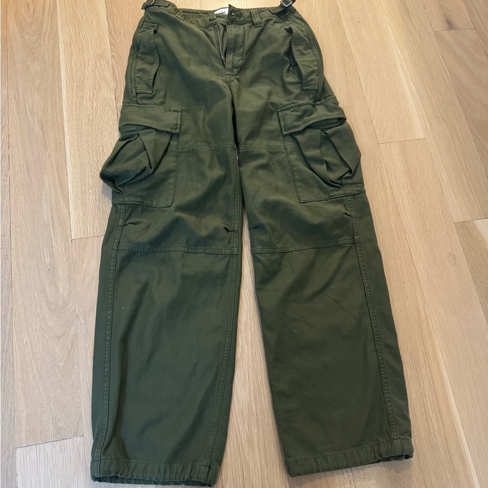 TNA Forest Green Cargo Pants